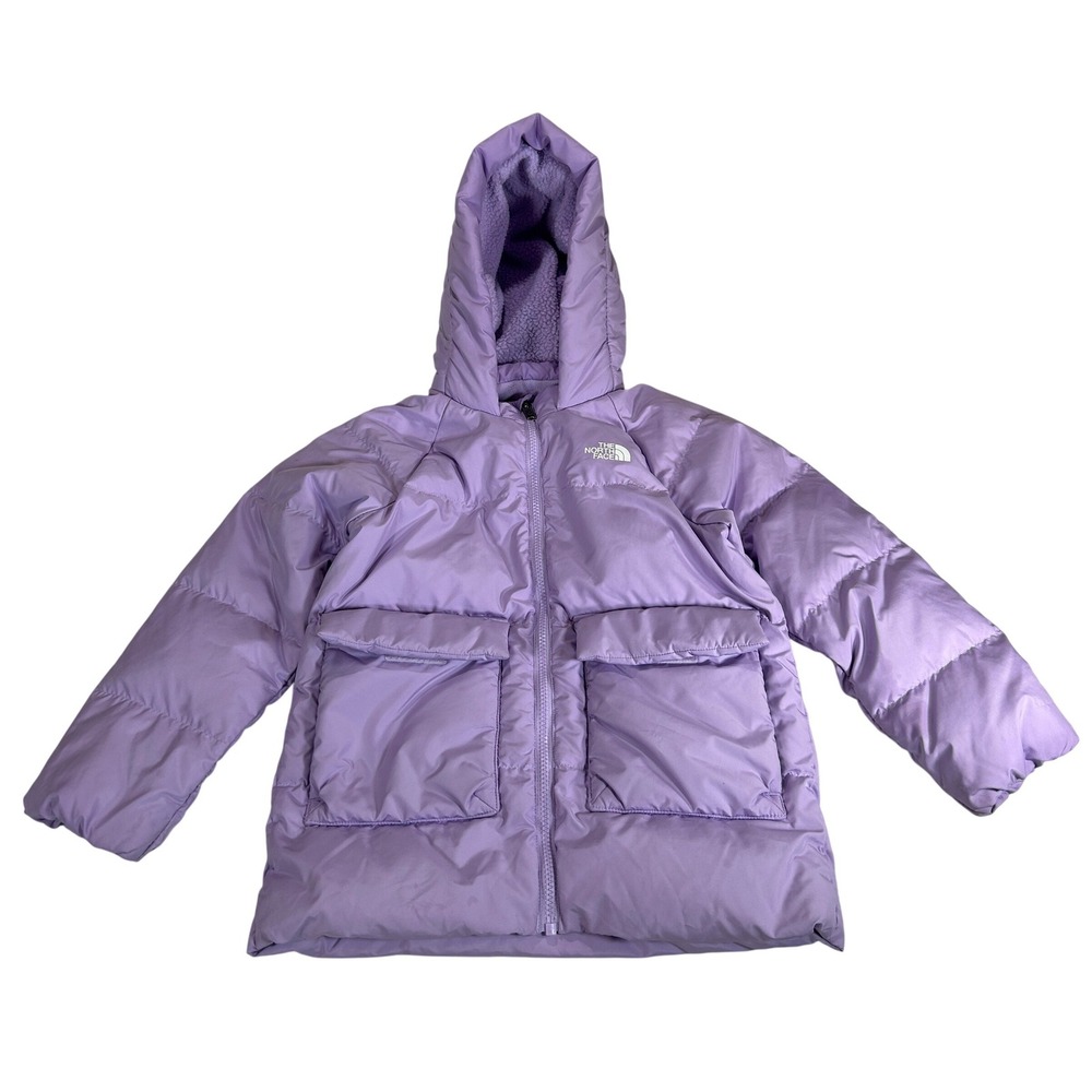 The North Face Kids Purple 600 Fill Down Hooded Puffer Jacket Size 6 NF0A88VF